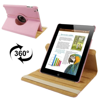 ซองหนังหมุนได้ 360 องศาพร้อมฟังก์ชั่นพัก / ปลุกและที่วางสำหรับ iPad ใหม่ (iPad 3) สีฟ้าแซฟไฟร์, For New iPad (iPad 3)