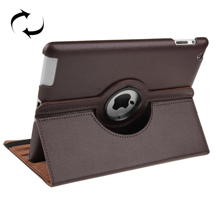ซองหนังหมุนได้ 360 องศาพร้อมฟังก์ชั่นพัก / ปลุกและที่วางสำหรับ iPad ใหม่ (iPad 3) สีฟ้าแซฟไฟร์, For New iPad (iPad 3)