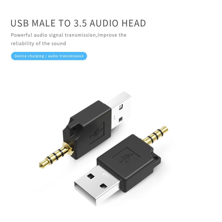 สำหรับ iPod shuffle 3rd / 2nd USB Data Dock Charger Adapter ความยาว: 4.6 ซม