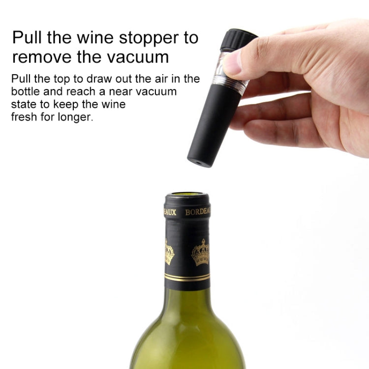 จุกปิดขวดสุญญากาศแบบใช้ซ้ำได้ปลั๊กคอร์กสำหรับเหล้าไวน์, Wine Bottle Stopper 8