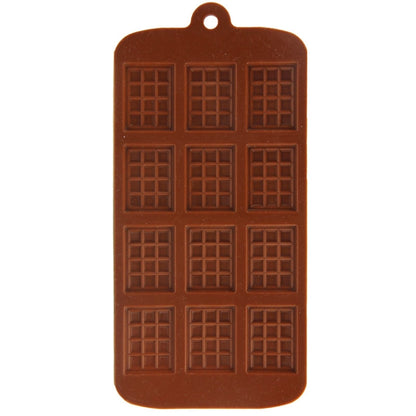 แม่พิมพ์ช็อคโกแลตวัสดุซิลิโคนคุณภาพสูง 12 ชิ้น, Chocolate Mold