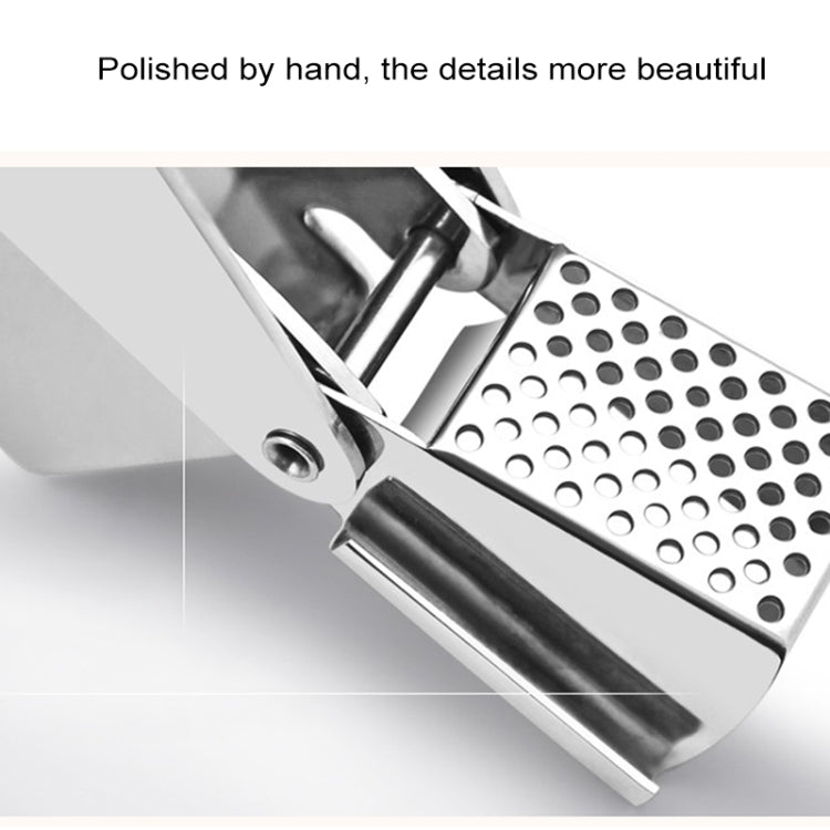 อาหารเกรด 304 สแตนเลสกระเทียมกด Presser Crusher Slicer, 304 Stainless Steel
