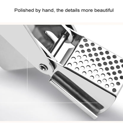 อาหารเกรด 304 สแตนเลสกระเทียมกด Presser Crusher Slicer, 304 Stainless Steel