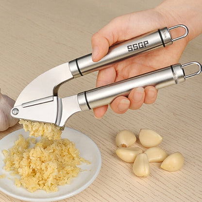 อาหารเกรด 304 สแตนเลสกระเทียมกด Presser Crusher Slicer, 304 Stainless Steel