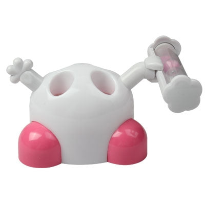 ที่วางแปรงสีฟันนาฬิกาทรายสร้างสรรค์การ์ตูนน่ารัก (จัดส่งสีแบบสุ่ม), Hourglass Toothbrush Stand