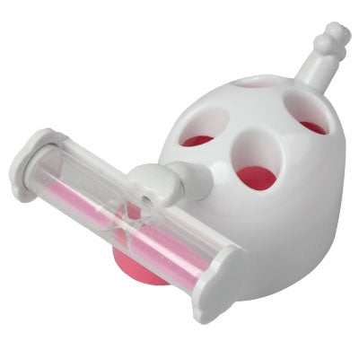 ที่วางแปรงสีฟันนาฬิกาทรายสร้างสรรค์การ์ตูนน่ารัก (จัดส่งสีแบบสุ่ม), Hourglass Toothbrush Stand