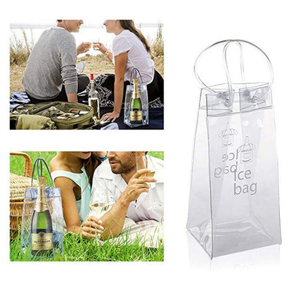 ถุงน้ำแข็ง PVC คุณภาพสูงสำหรับไวน์, Wine PVC Ice Bag