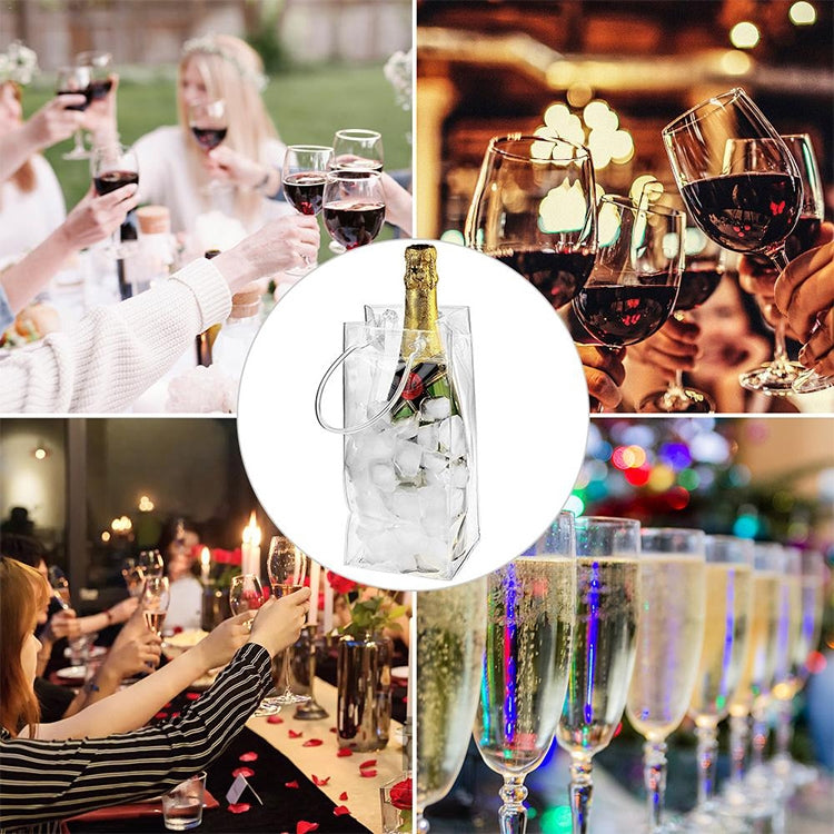 ถุงน้ำแข็ง PVC คุณภาพสูงสำหรับไวน์, Wine PVC Ice Bag