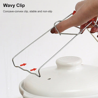 อุปกรณ์ครัวคุณภาพสูงคลิปหม้อสแตนเลส, Pot Clip