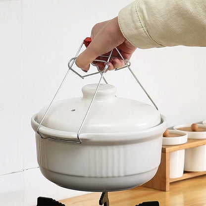 อุปกรณ์ครัวคุณภาพสูงคลิปหม้อสแตนเลส, Pot Clip