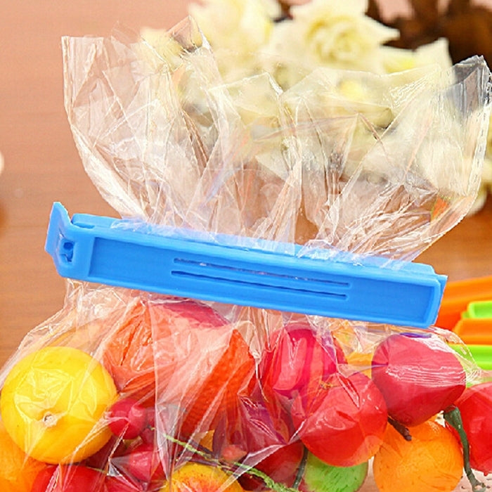 6 ชิ้นถุงเก็บอาหารคลิปปิดผนึกซีลคลิปอาหาร, 6 PCS