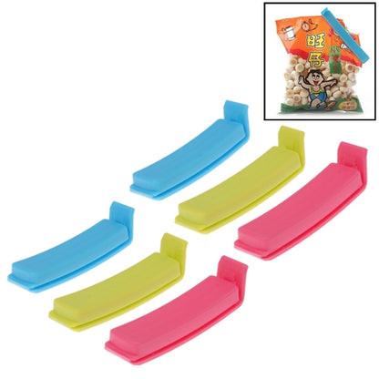6 ชิ้นถุงเก็บอาหารคลิปปิดผนึกซีลคลิปอาหาร, 6 PCS