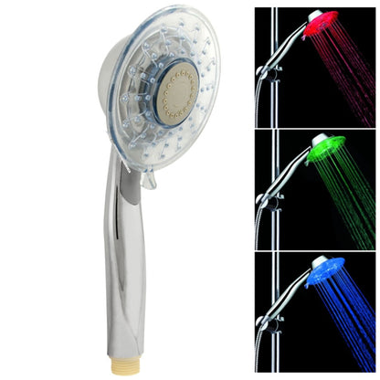 หัวฝักบัว LED ตรวจจับอุณหภูมิได้ 3 สี (เขียว / น้ำเงิน / แดง) ไม่มีแบตเตอรี่, SDS-A3