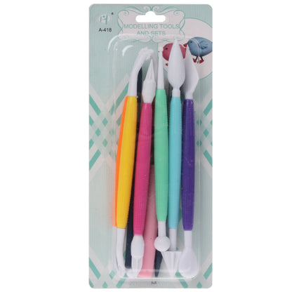 ชุดเครื่องมือสร้างแบบจำลองเค้กสีสันสดใส 10 ชิ้น, 10 PCS Color