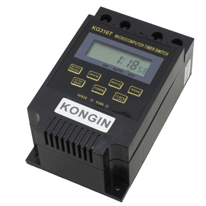 KG316T 12V LCD จอแสดงผลดิจิตอลไมโครคอมพิวเตอร์สวิตช์ควบคุมตัวจับเวลา, 12V
