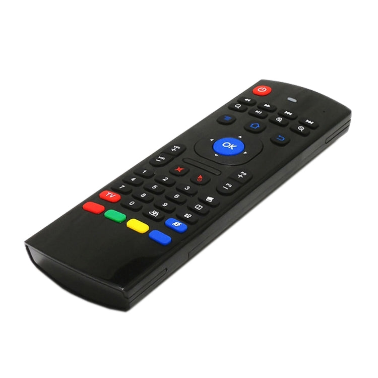 MX3 Air Mouse คีย์บอร์ดไร้สาย 2.4G รีโมทคอนโทรลพร้อมทางลัดเบราว์เซอร์สำหรับ Android TV Box / Mini PC, Air Mouse