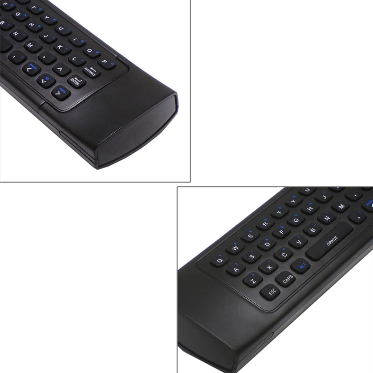 MX3 Air Mouse คีย์บอร์ดไร้สาย 2.4G รีโมทคอนโทรลพร้อมทางลัดเบราว์เซอร์สำหรับ Android TV Box / Mini PC, Air Mouse