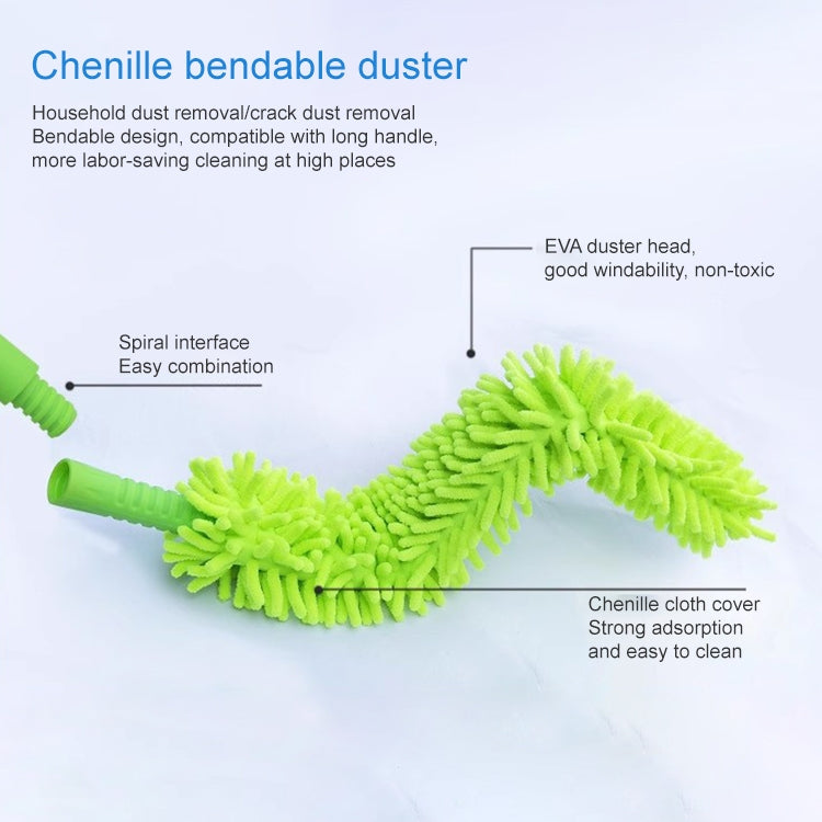 ไม้ปัดฝุ่น Chenille แบบยืดหยุ่นด้านเดียว, Single Sided