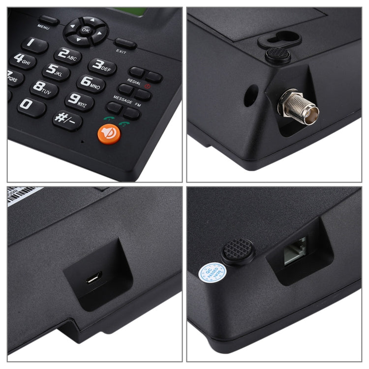 ZT600S 2.4 นิ้วหน้าจอ TFT โทรศัพท์ธุรกิจ GSM ไร้สายคงที่, Quad band: GSM 850/900/1800/1900Mhz, ZT600S