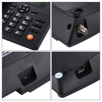 ZT600S 2.4 นิ้วหน้าจอ TFT โทรศัพท์ธุรกิจ GSM ไร้สายคงที่, Quad band: GSM 850/900/1800/1900Mhz, ZT600S