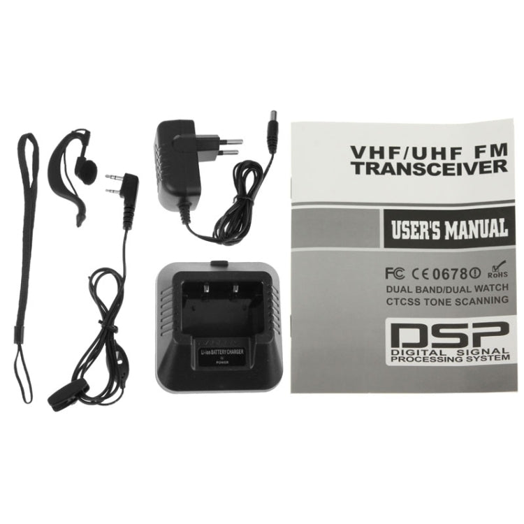 BAOFENG UV-5R เครื่องรับส่งสัญญาณแบบ Dual Band แบบมืออาชีพ FM Two Way วิทยุ เครื่องส่งรับวิทยุ Walkie Talkie