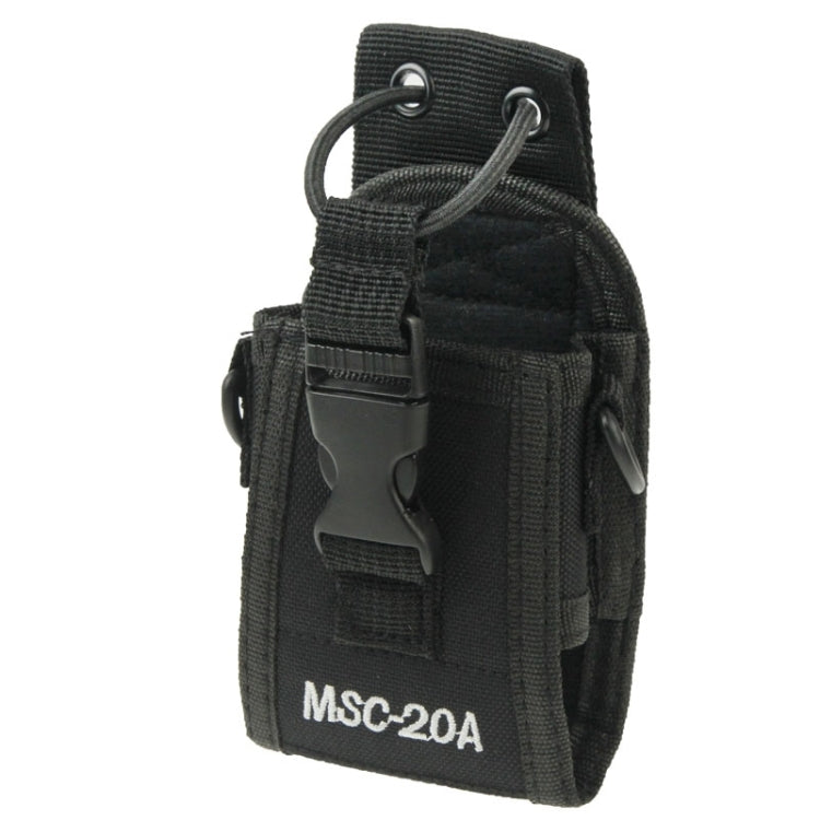 MSC20A ซองหนังพกพาอเนกประสงค์แบบไนลอนพร้อมสายรัดสำหรับเครื่องส่งรับวิทยุ