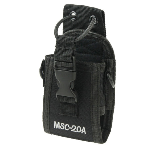MSC20A ซองหนังพกพาอเนกประสงค์แบบไนลอนพร้อมสายรัดสำหรับเครื่องส่งรับวิทยุ