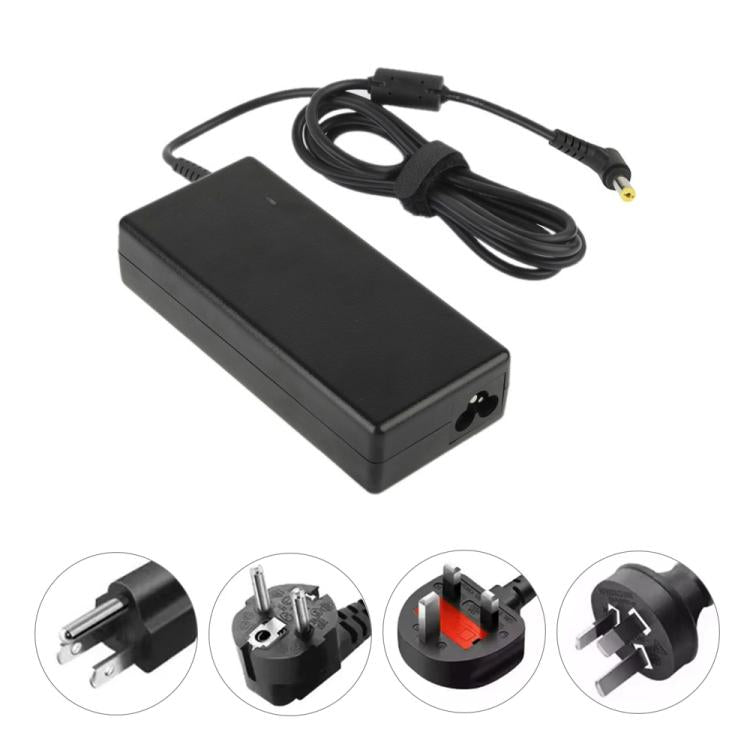 อะแดปเตอร์ชาร์จ AC 19V 4.74A สำหรับแล็ปท็อป Acer, เคล็ดลับเอาต์พุต: 5.5 มม. x 1.5 มม., 4.74A