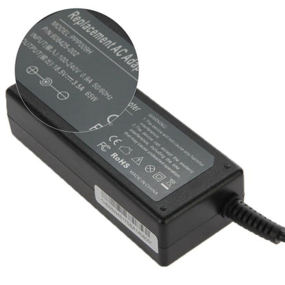 อะแดปเตอร์ AC 18.5V 3.5A สำหรับแล็ปท็อป HP เคล็ดลับเอาต์พุต: 4.8 มม. x 1.7 มม., 18.5V 3.5A