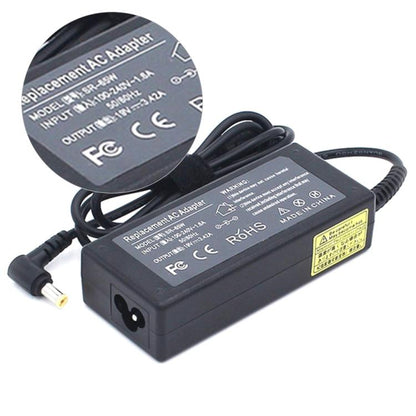 อะแดปเตอร์ AC 19V 3.42A สำหรับแล็ปท็อปเกตเวย์ เคล็ดลับเอาต์พุต: 5.5 มม. x 2.5 มม.
