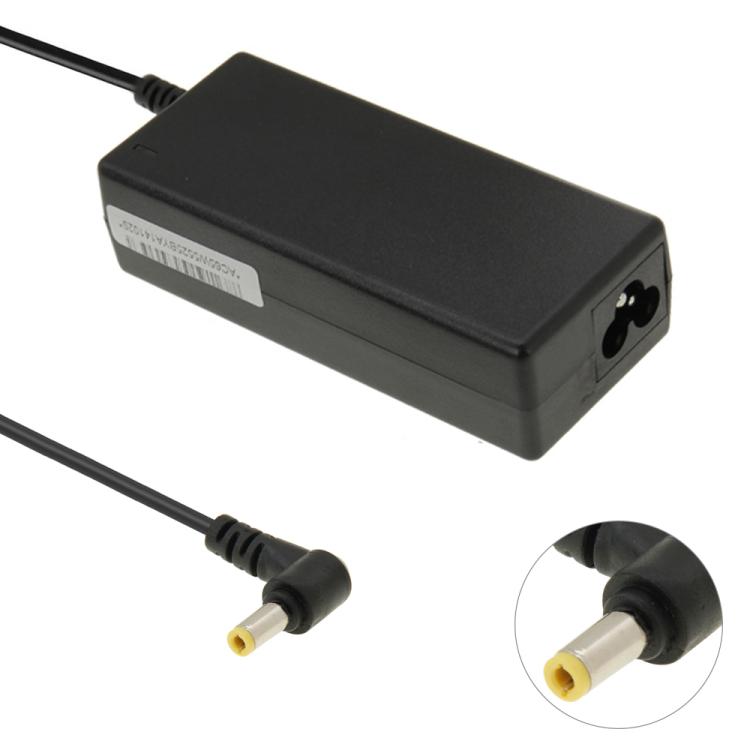 PA-1650-22 19V 3.42A อะแดปเตอร์ AC ขนาดเล็กสำหรับแล็ปท็อป Lenovo / Asus / Acer / Gateway / Toshiba เคล็ดลับเอาต์พุต: 5.5 มม. x 2.5 มม.