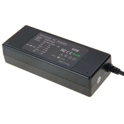 AU-90W + 13 TIPS เครื่องชาร์จอะแดปเตอร์ไฟ AC สากล 90 วัตต์พร้อมขั้วต่อ 13 เคล็ดลับสำหรับโน้ตบุ๊กแล็ปท็อป, ปลั๊ก EU, AU-90W