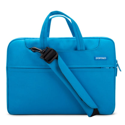 POFOKO กระเป๋าแล็ปท็อปไหล่เดี่ยวแบบพกพาขนาด 12 นิ้วสำหรับแล็ปท็อป, 12 inch Magenta, 12 inch Blue