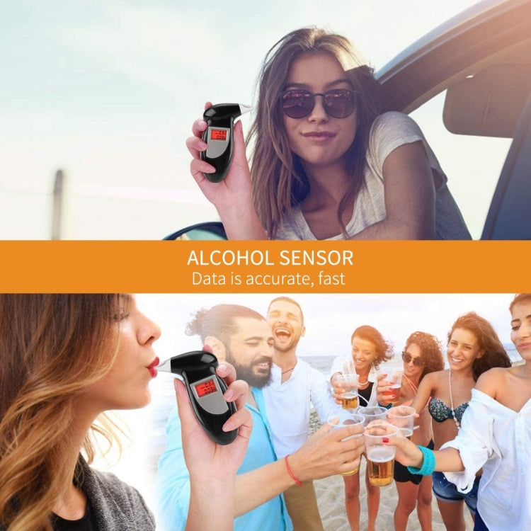 เครื่องวัดแอลกอฮอล์แบบดิจิตอล LCD Breathalyzer, Alcohol Tester 2