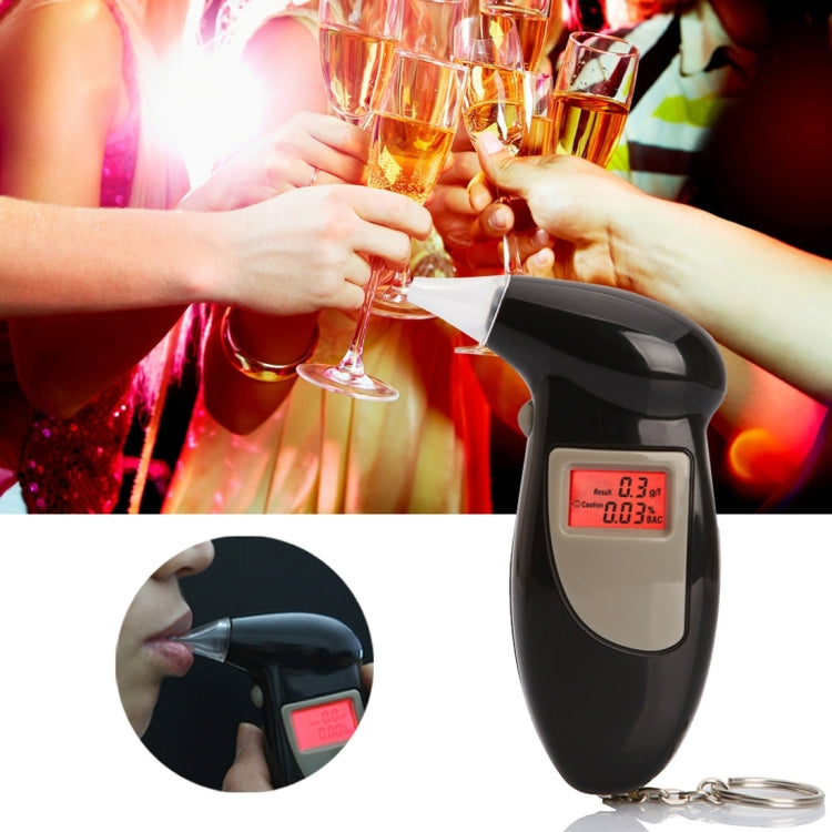 เครื่องวัดแอลกอฮอล์แบบดิจิตอล LCD Breathalyzer, Alcohol Tester 2
