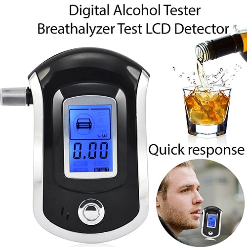 3 digitals จอแสดงผล LCD เครื่องวิเคราะห์แอลกอฮอล์ในลมหายใจ, Alcohol Tester 3