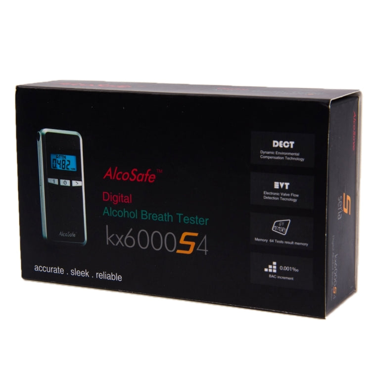 เครื่องวิเคราะห์แอลกอฮอล์ 4 จอแสดงผล LCD แบบดิจิตอล, KX600054