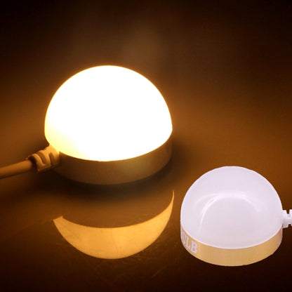 USB-2W 5V 140-150ลูเมน 6 LED, White Light, Warm White Light