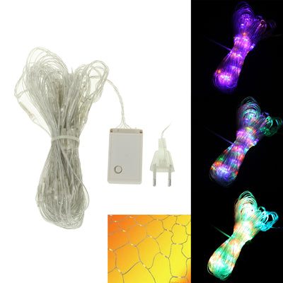ไฟ LED RGB 96 ดวงพร้อมตัวควบคุม เอฟเฟกต์การกะพริบ / การซีดจาง / การไล่
