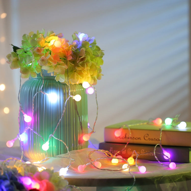 ไฟ LED RGB 50 ดวงพร้อมตัวควบคุม เอฟเฟกต์การกะพริบ / การซีดจาง / การไล่