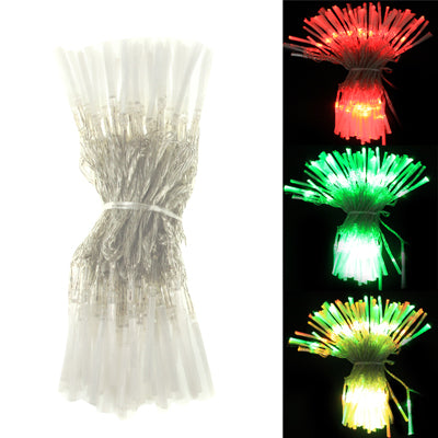 ไฟ LED RGB 100 ดวงพร้อมตัวควบคุม เอฟเฟกต์การกะพริบ / การซีดจาง / การไล่
