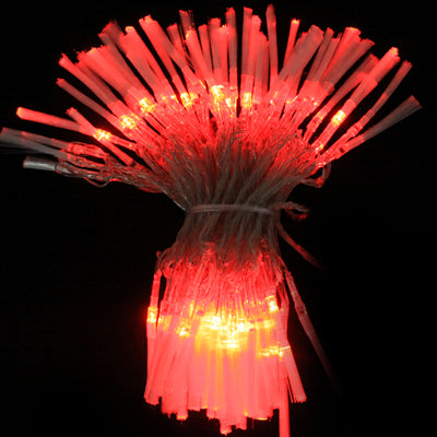 ไฟ LED RGB 100 ดวงพร้อมตัวควบคุม เอฟเฟกต์การกะพริบ / การซีดจาง / การไล่