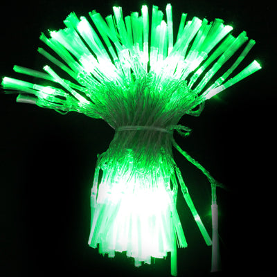 ไฟ LED RGB 100 ดวงพร้อมตัวควบคุม เอฟเฟกต์การกะพริบ / การซีดจาง / การไล่