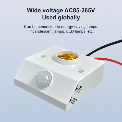 R138 ที่วางโคมไฟเซนเซอร์ตรวจจับความเคลื่อนไหวของมนุษย์, Adjustable