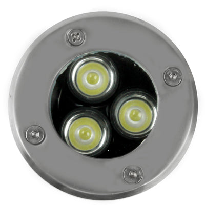 ไฟ LED กันน้ำ 3 ดวง DC 12V, White Light