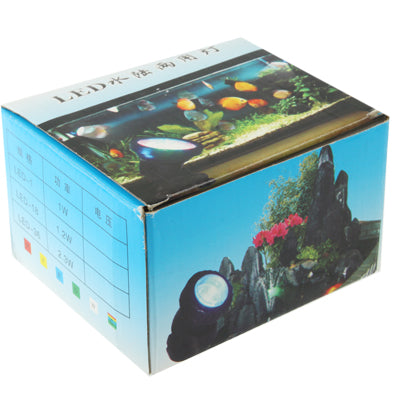 ตู้ปลาสะเทินน้ำสะเทินบก LED 36 ดวง / ไฟหลากสีสันในตู้ปลา กันน้ำลึก: 1-1.5 ม