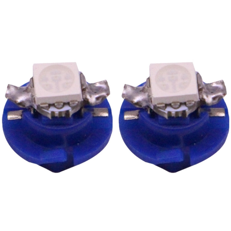 2 ชิ้น B8.4 0.2 วัตต์ 12LM 1 LED SMD 5050 LED เครื่องมือหลอดไฟแดชบอร์ดไฟสำหรับยานพาหนะ, DC 12V, 0.2W B8.4