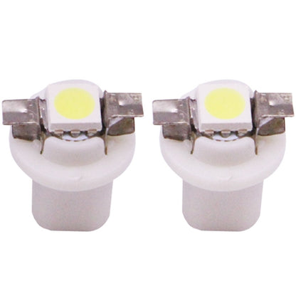 2 ชิ้น B8.5 0.2 วัตต์ 12LM 1 LED SMD 5050 LED เครื่องมือหลอดไฟแดชบอร์ดไฟสำหรับยานพาหนะ, DC 12V, 0.2W B8.5