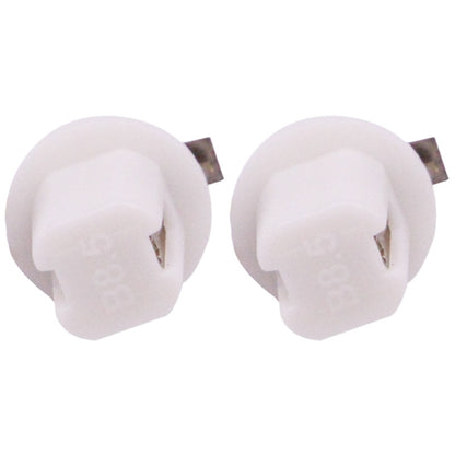 2 ชิ้น B8.5 0.2 วัตต์ 12LM 1 LED SMD 5050 LED เครื่องมือหลอดไฟแดชบอร์ดไฟสำหรับยานพาหนะ, DC 12V, 0.2W B8.5