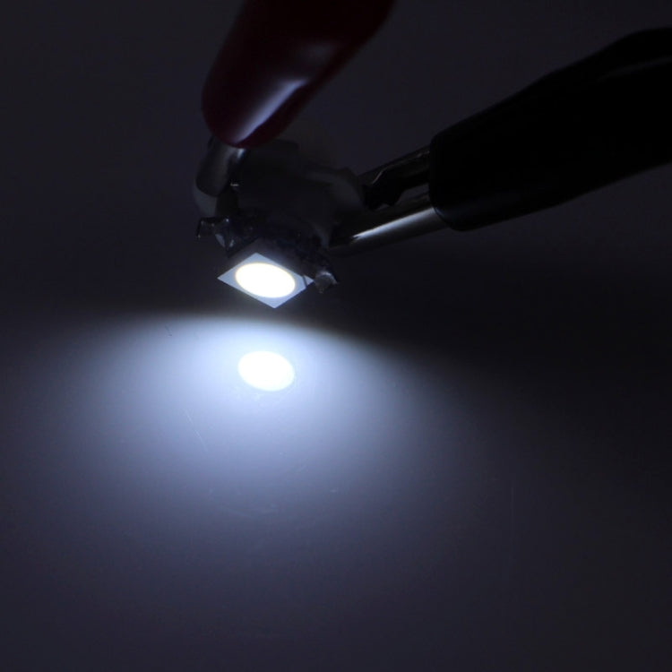 2 ชิ้น B8.5 0.2 วัตต์ 12LM 1 LED SMD 5050 LED เครื่องมือหลอดไฟแดชบอร์ดไฟสำหรับยานพาหนะ, DC 12V, 0.2W B8.5